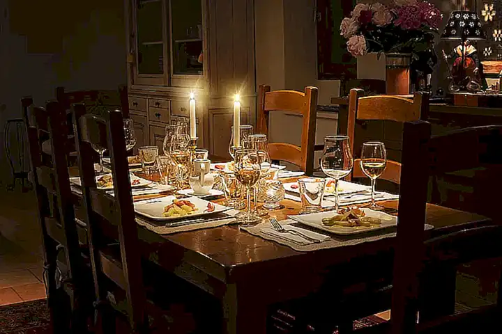 La cena de los peregrinos