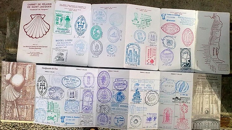 mejores lugares para sellar credenciales del camino de santiago